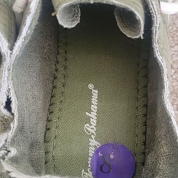 Tommy Bahama 8.5 womens casual soft green sneakers - Picture 4 of 8